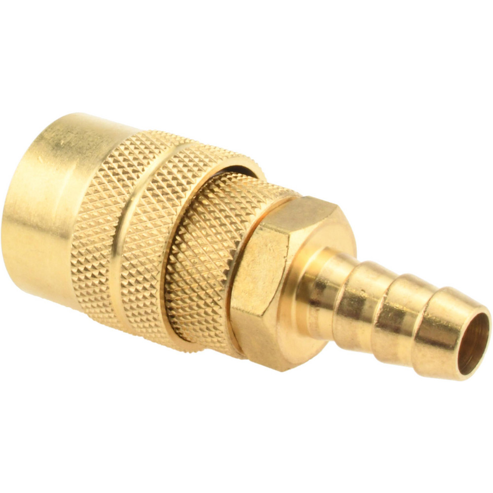 Value Collection Pneumatic Hose Coupling: 1/4" Body Dia, Industrial Interchange - 2512593721