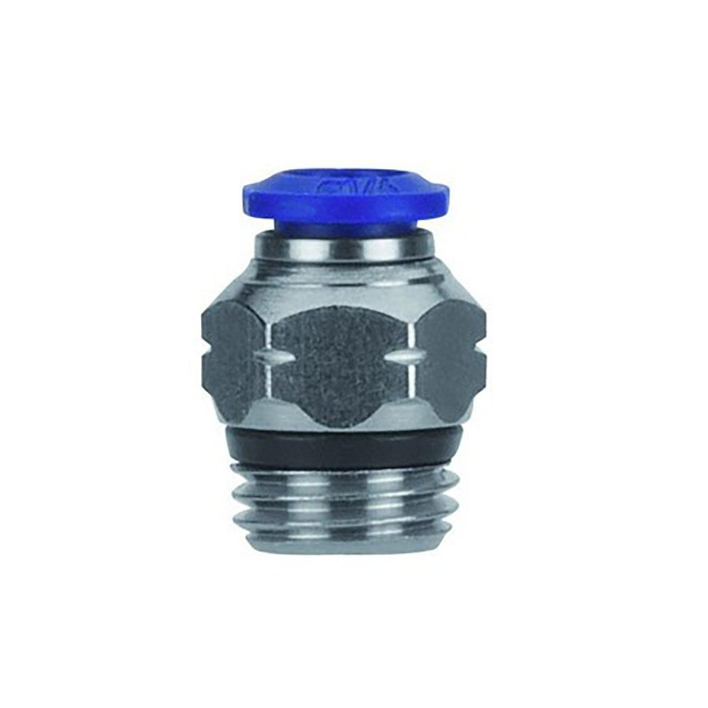 Aignep USA Push-to-Connect Push-to-Connect Fitting: Straight, Universal, 3/8" OD - 87000-06-08