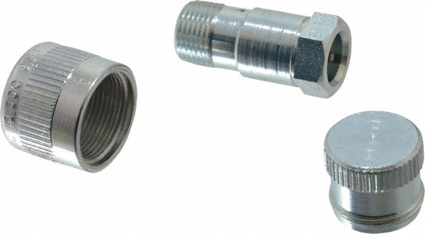 Value Collection Hydraulic Hose High-Flow Coupler Set: 3/8", 10,000 psi - PS-MH-HPC1-086