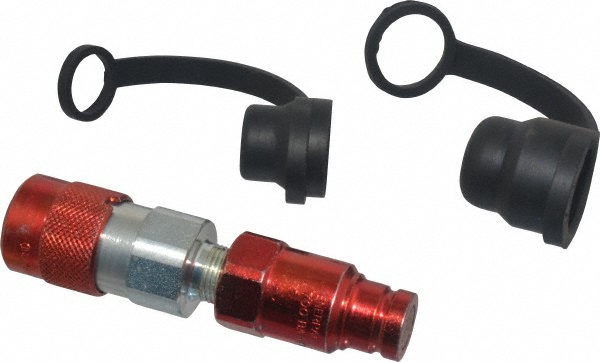 Value Collection Hydraulic Hose High-Flow Coupler Set: 3/8", 10,000 psi - PS-MH-HPC1-086