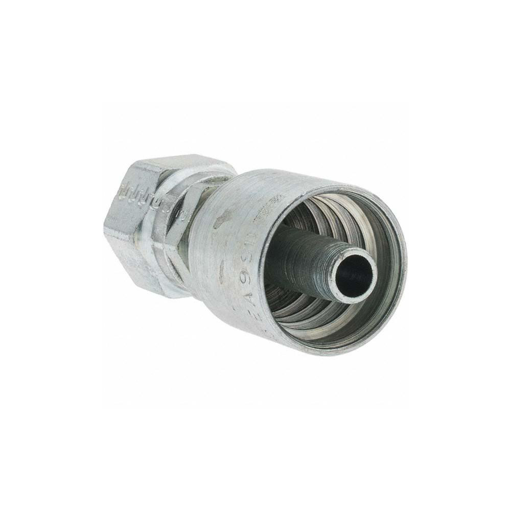 Parker Hydraulic Hose Female Seal-Lok Swivel Short Fitting: 0.375" ID, 6 mm, 13/16-16 - KP80003