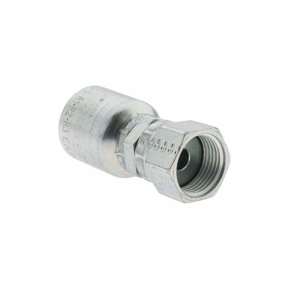 Parker Hydraulic Hose Female Seal-Lok Swivel Short Fitting: 0.375" ID, 6 mm, 13/16-16 - KP80003
