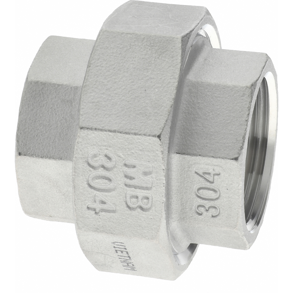Merit Brass Pipe Union: 1", 304 Stainless Steel - K487-16