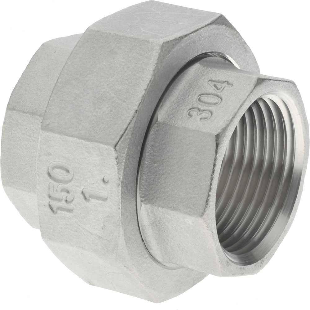 Merit Brass Pipe Union: 1", 304 Stainless Steel - K487-16