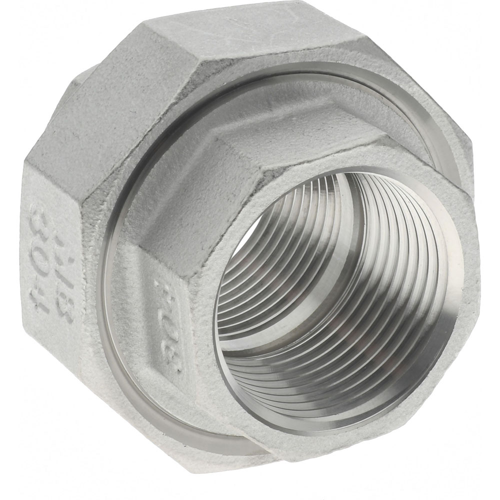Merit Brass Pipe Union: 1", 304 Stainless Steel - K487-16