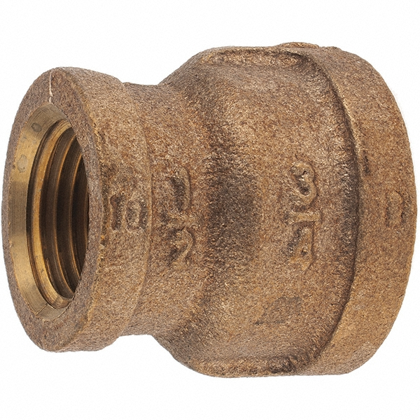 Merit Brass Brass Pipe Union: 3/8" Fitting, Threaded, FNPT x FNPT, Class 125, Lead Free - XNL187-06