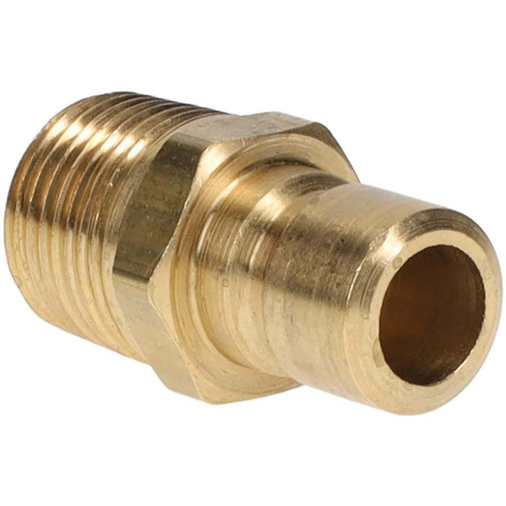 Parker Hydraulic Hose Male Pipe Rigid Nipple Fitting: 3/8", 200 psi - PN353