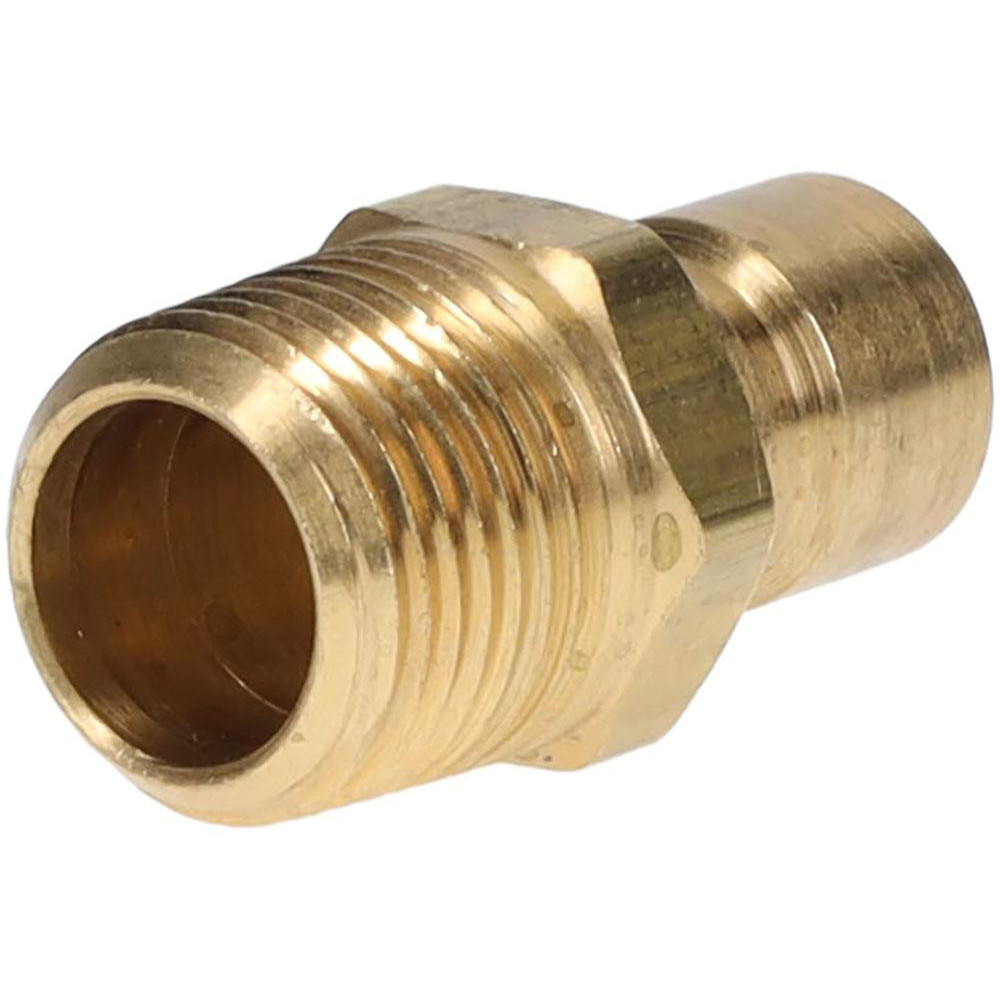 Parker Hydraulic Hose Male Pipe Rigid Nipple Fitting: 3/8", 200 psi - PN353