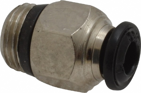 Aignep USA Push-to-Connect Tube x Tube Fitting: Union Elbow, 8.00 mm OD - 50130N-8