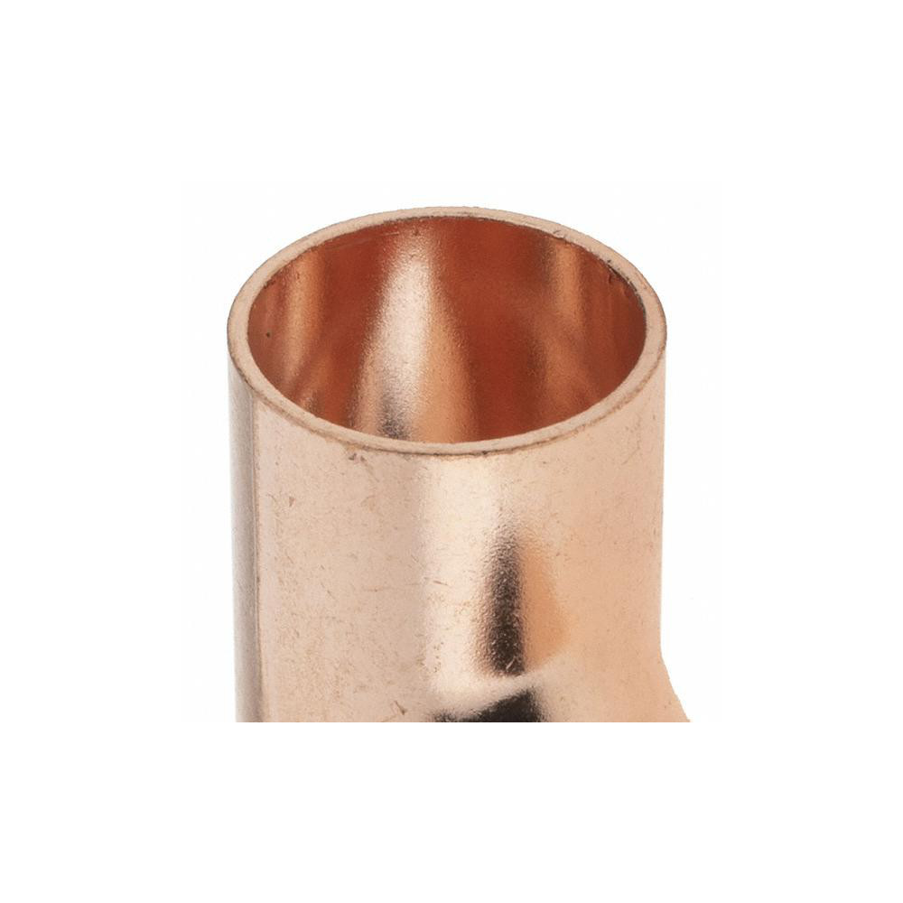 Value Collection Wrot Copper Pipe Tee: 1/2" x 1/2" x 1/2" Fitting, C x C x C - BDNA-15878