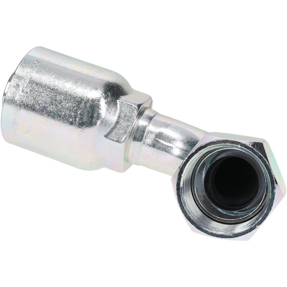 Parker Hydraulic Hose Male NPTF Pipe Swivel Fitting: 1" ID, 16 mm, 1" - 11343-16-16