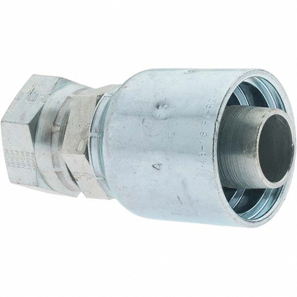 Parker Hydraulic Hose Male NPTF Pipe Swivel Fitting: 1" ID, 16 mm, 1" - 11343-16-16