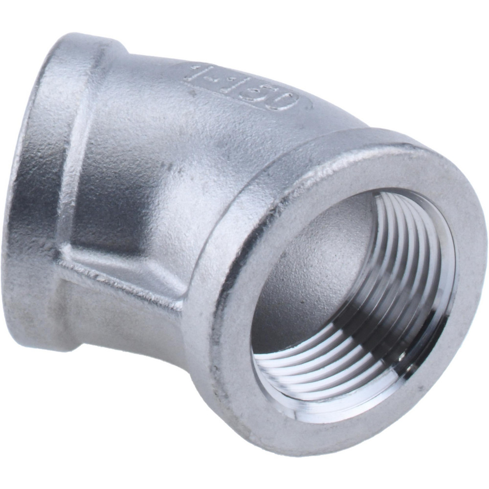 Merit Brass Pipe 45 deg Elbow: 1", 316 Stainless Steel - K602-16