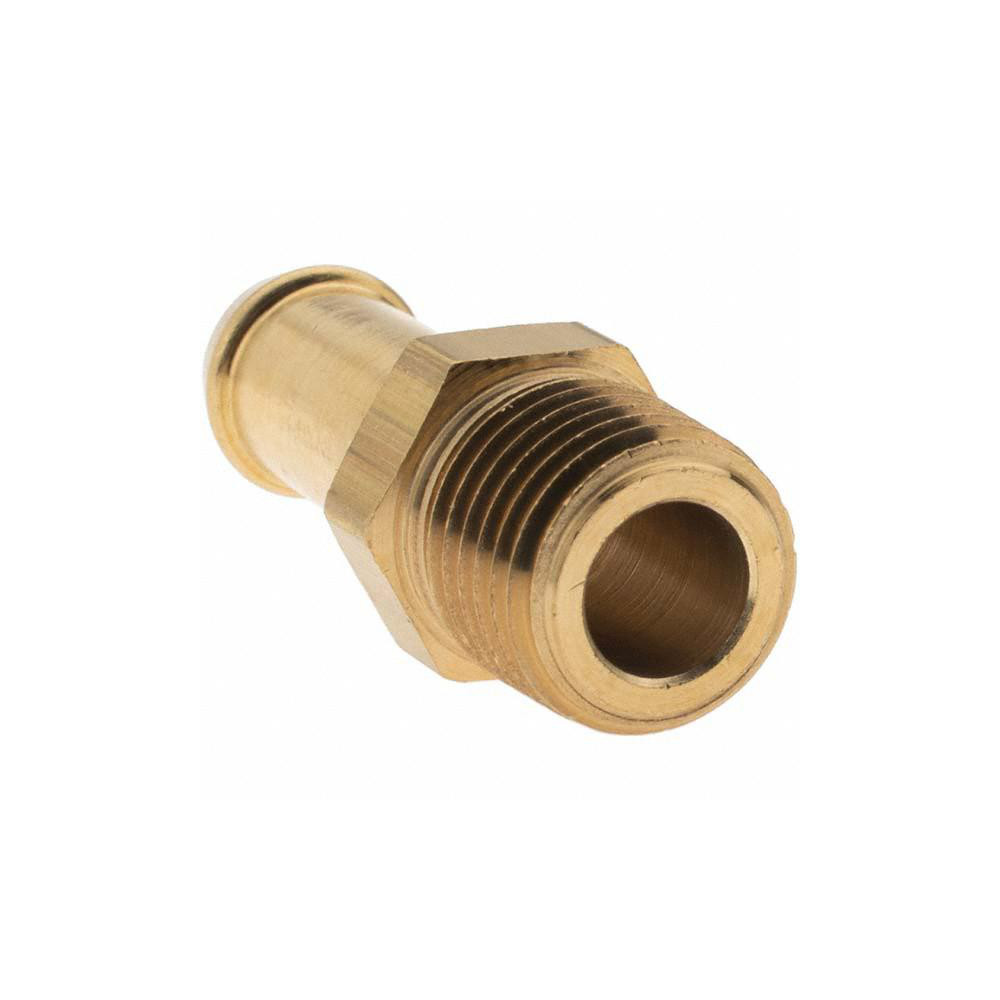 Eaton Barbed Hose Fitting: 1/4" x 3/8" ID Hose, Male Rigid - 05706B-104