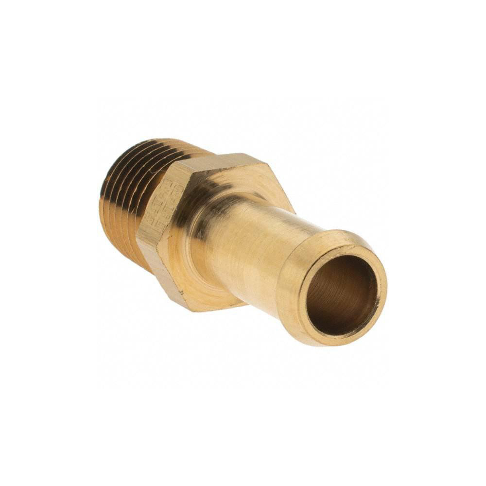 Eaton Barbed Hose Fitting: 1/4" x 3/8" ID Hose, Male Rigid - 05706B-104