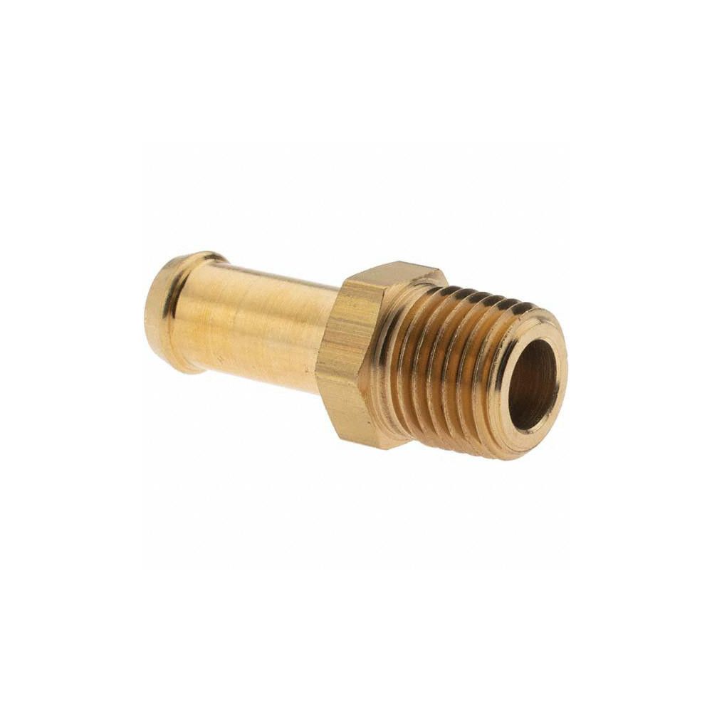 Eaton Barbed Hose Fitting: 1/4" x 3/8" ID Hose, Male Rigid - 05706B-104