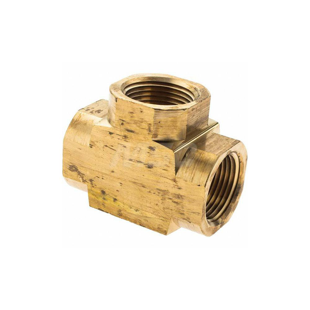 Parker Industrial Pipe Female Tee: 3/4" Female Thread, FNPTF - -10847-1