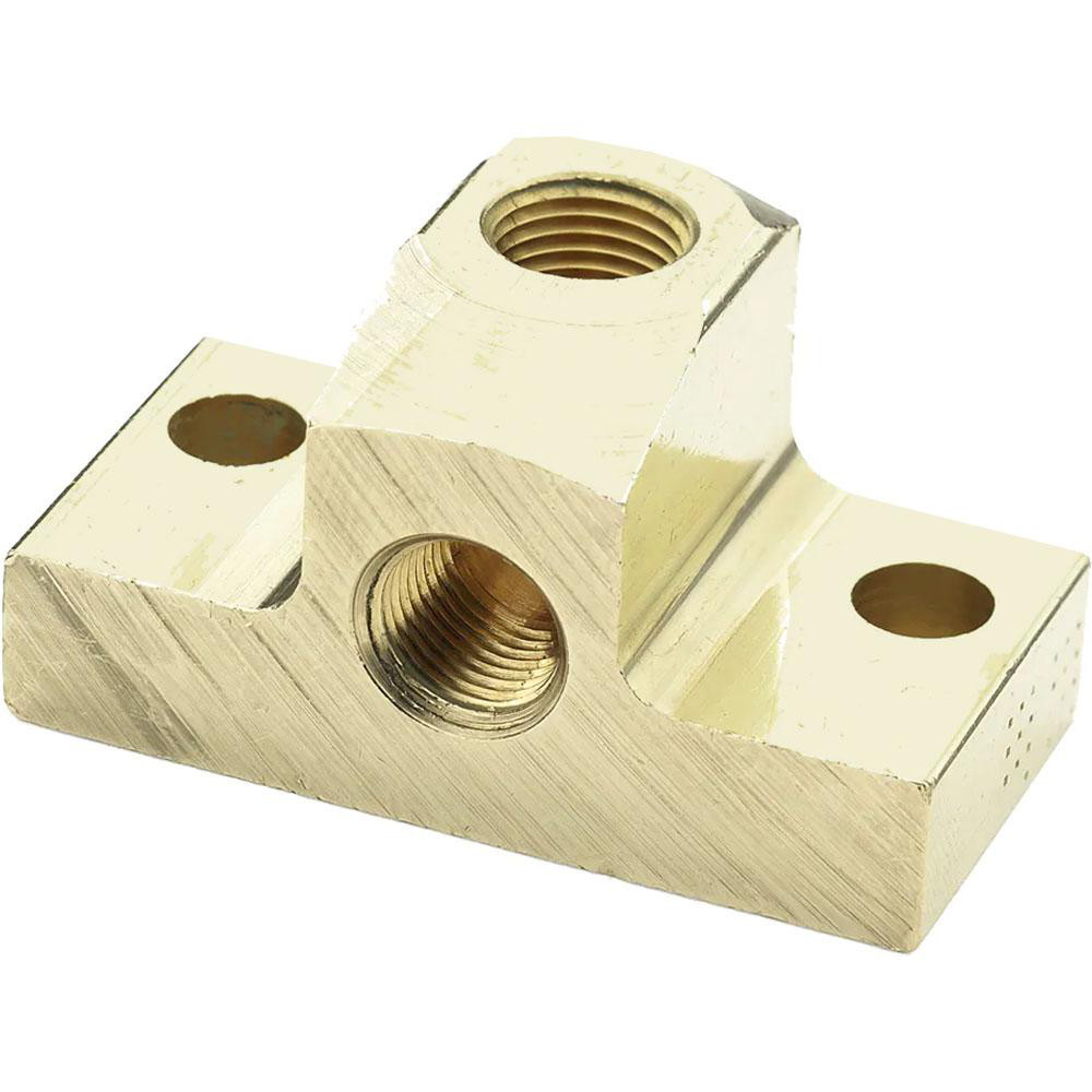 Parker Industrial Pipe 90 ° Drop Ear Elbow: 1/8" Female Thread, FNPTF - 2200PDE-2