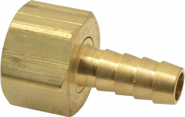 Dixon Valve & Coupling Barbed Hose Fitting: 1/4" x 3/8" ID Hose, Female Connector - 1260604C