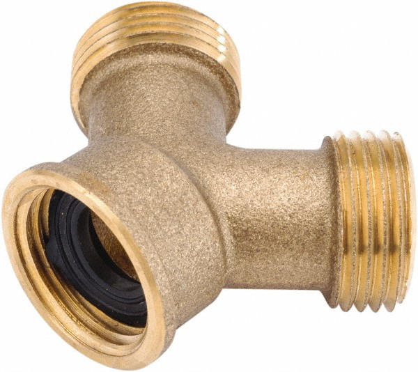 Parker Compression Tube Male Connector: 1/4-18, 3/8" Tube OD, Compression x MNPTF - 68CA-6-4