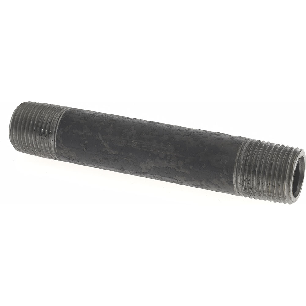 Value Collection Black Pipe Nipple: 1" Dia x 4-1/2" Long, Schedule 80 - 585-045XSBC