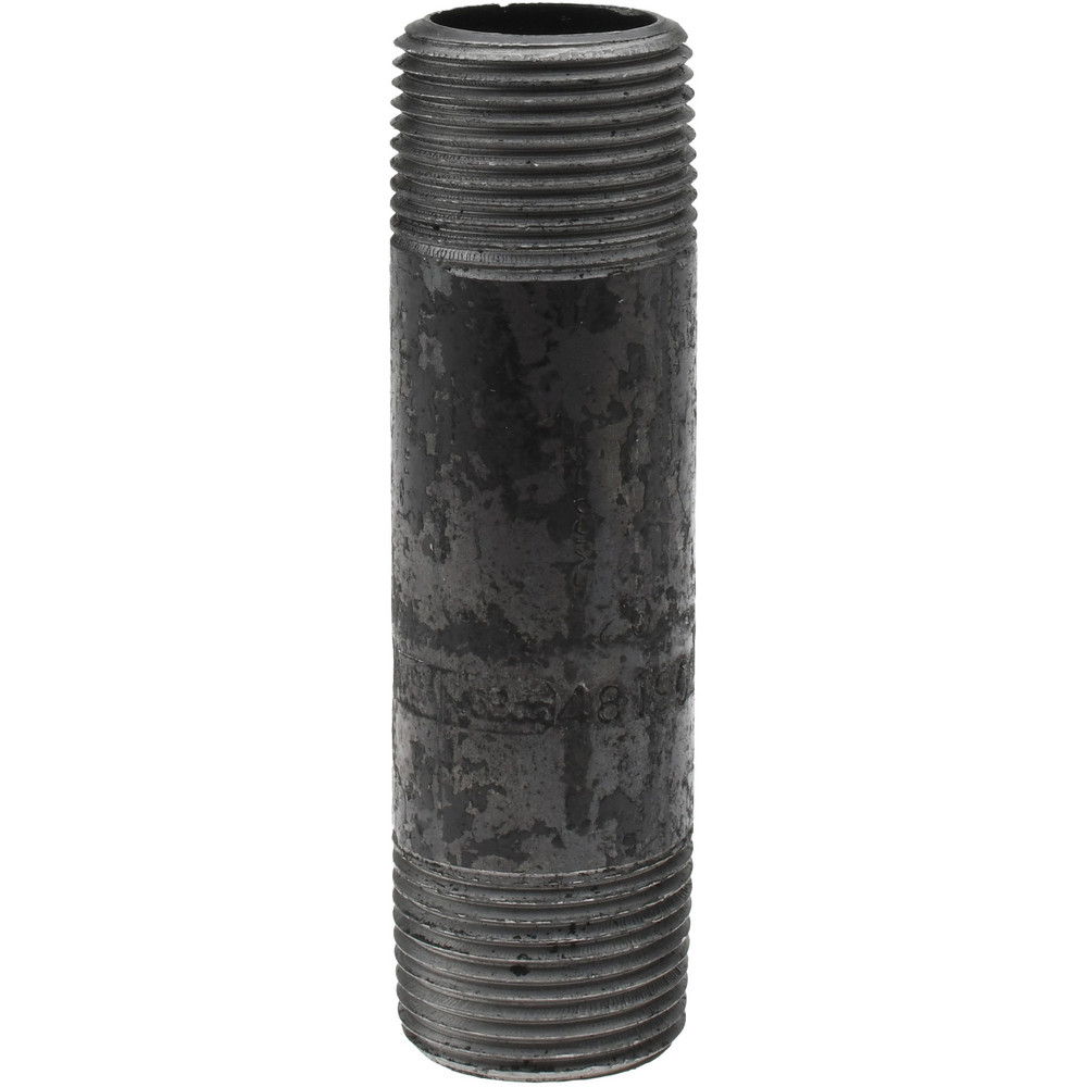 Value Collection Black Pipe Nipple: 1" Dia x 4-1/2" Long, Schedule 80 - 585-045XSBC