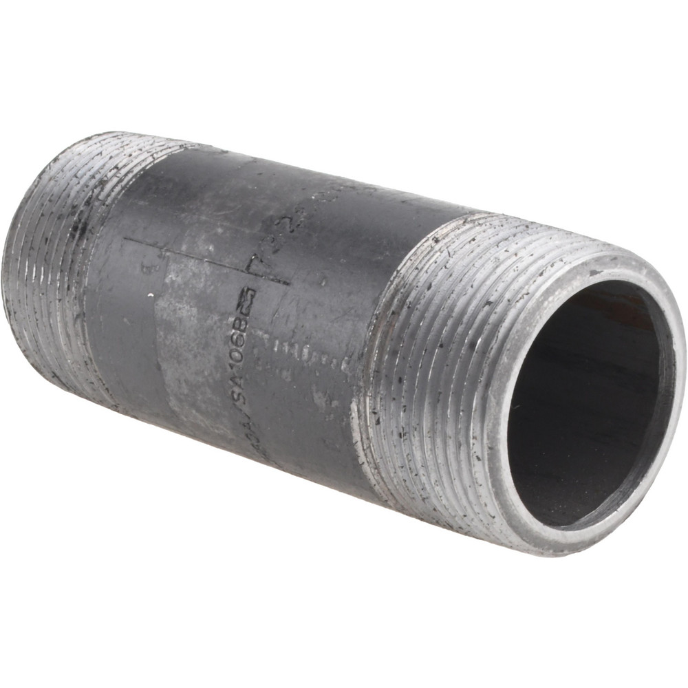 Value Collection Black Pipe Nipple: 1" Dia x 4-1/2" Long, Schedule 80 - 585-045XSBC