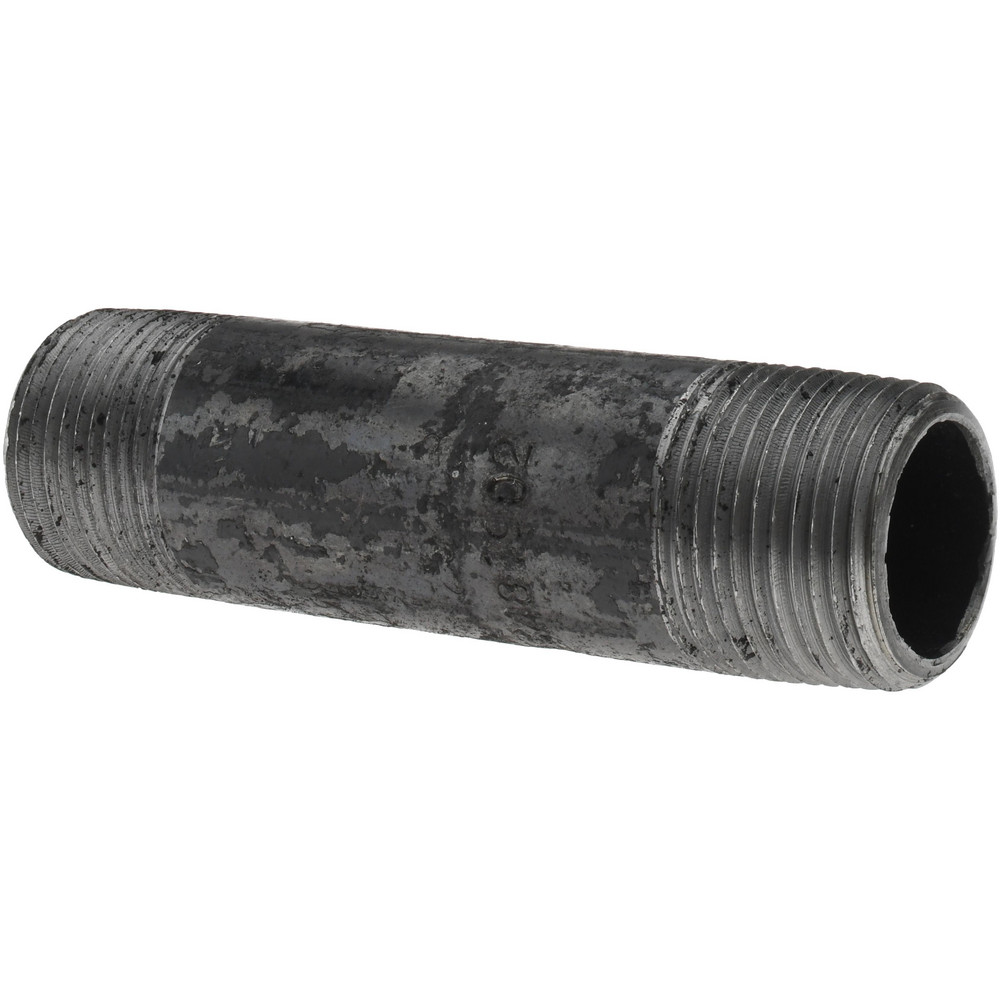Value Collection Black Pipe Nipple: 1" Dia x 4-1/2" Long, Schedule 80 - 585-045XSBC