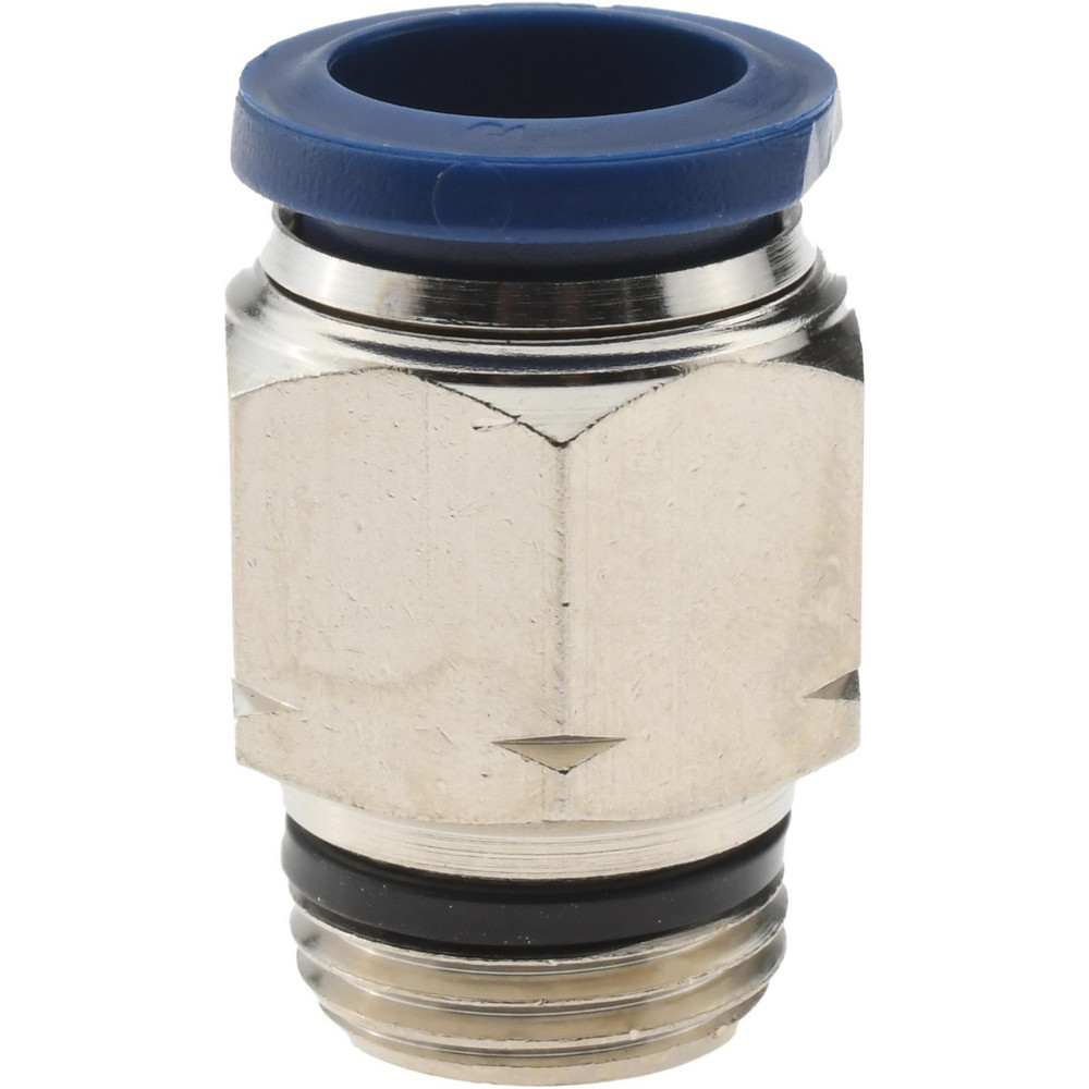 PRO-SOURCE Push-to-Connect Tube x Universal Thread Fitting: Straight & Male, 3/8 Thread, Universal, 1/2" OD - 2555512363PRO