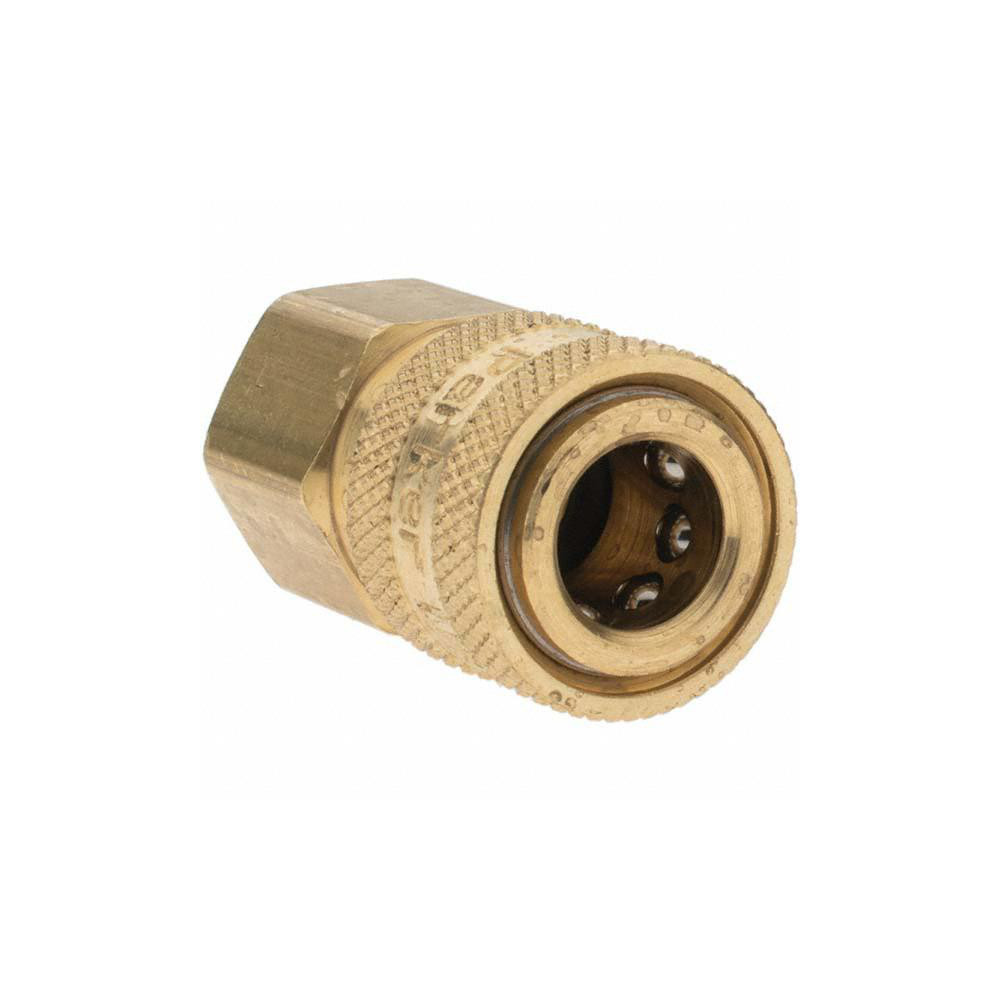Parker Hydraulic Hose Coupler: 0.25" ID, 4 mm, 1/4-18 - BST-2-787