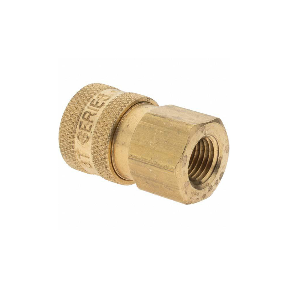 Parker Hydraulic Hose Coupler: 0.25" ID, 4 mm, 1/4-18 - BST-2-787