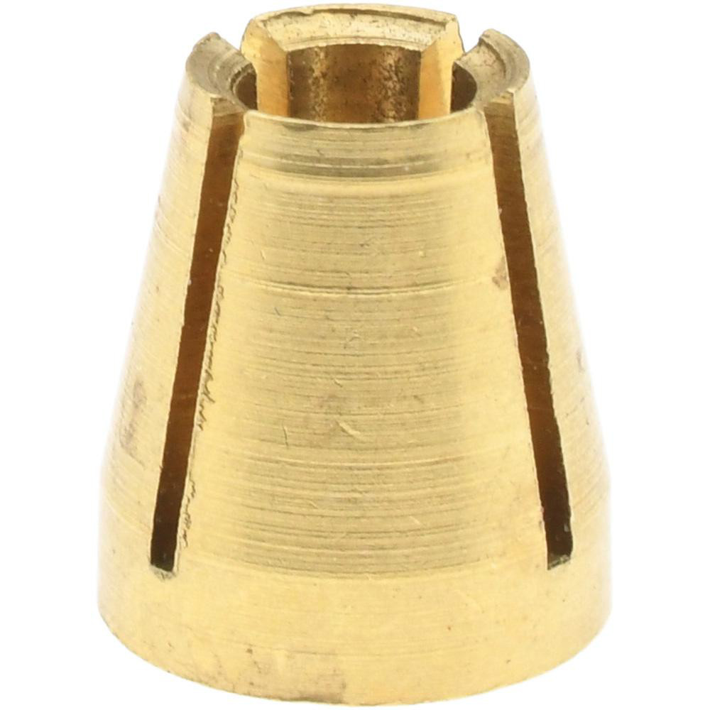 Merit Brass Brass Pipe Nipple: Threaded on Both Ends, 1-1/2" OAL, 1" NPT - 2116-001