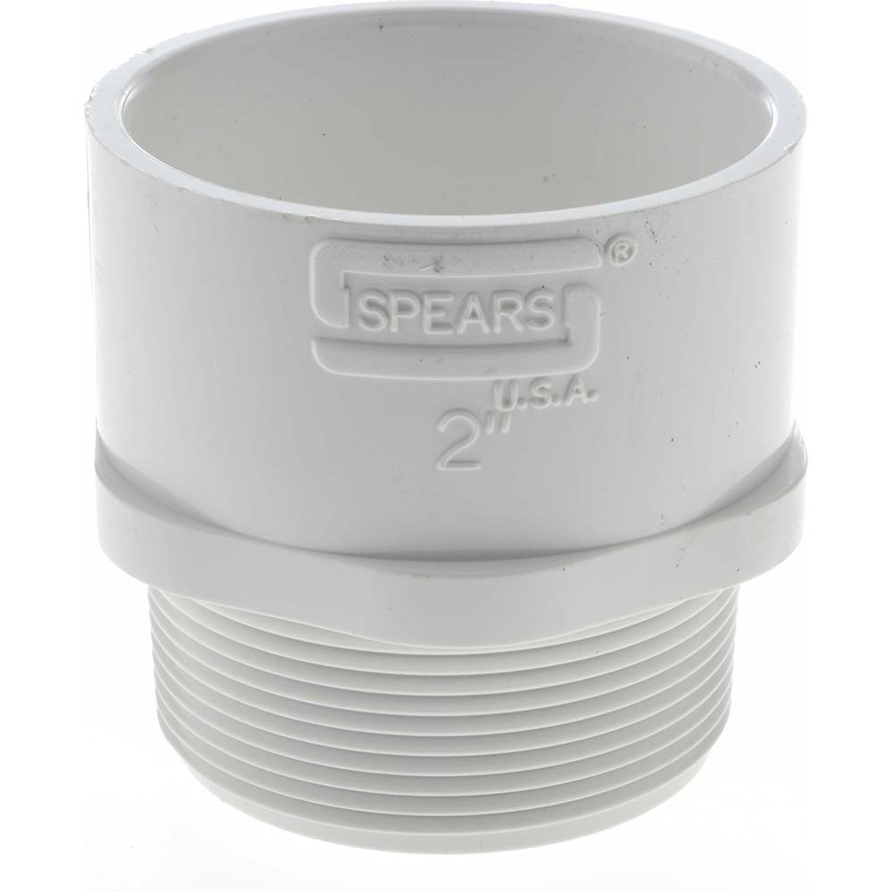 Value Collection 1-1/4" PVC Plastic Pipe Male Adapter - 436-012