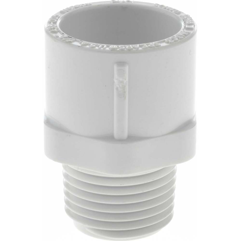 Value Collection 1-1/4" PVC Plastic Pipe Male Adapter - 436-012