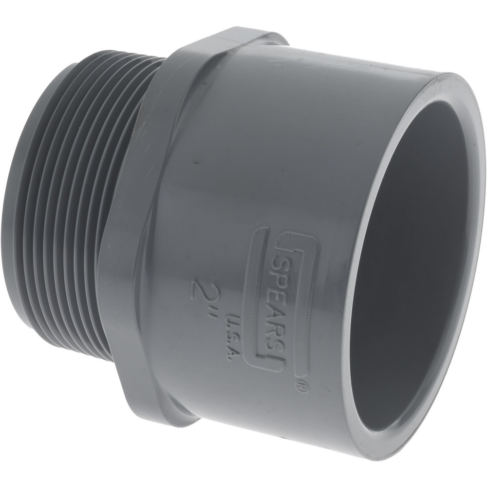 Value Collection 1-1/4" PVC Plastic Pipe Male Adapter - 436-012