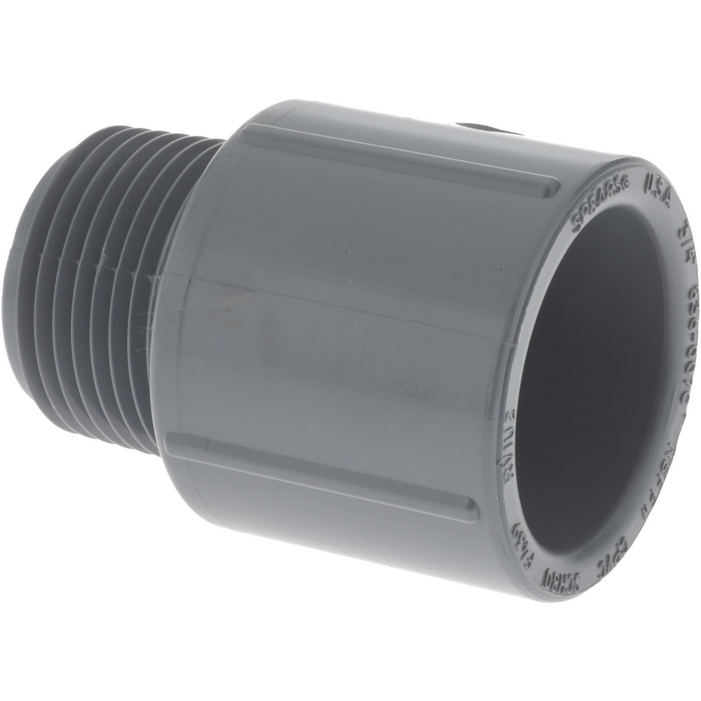 Value Collection 1-1/4" PVC Plastic Pipe Male Adapter - 436-012