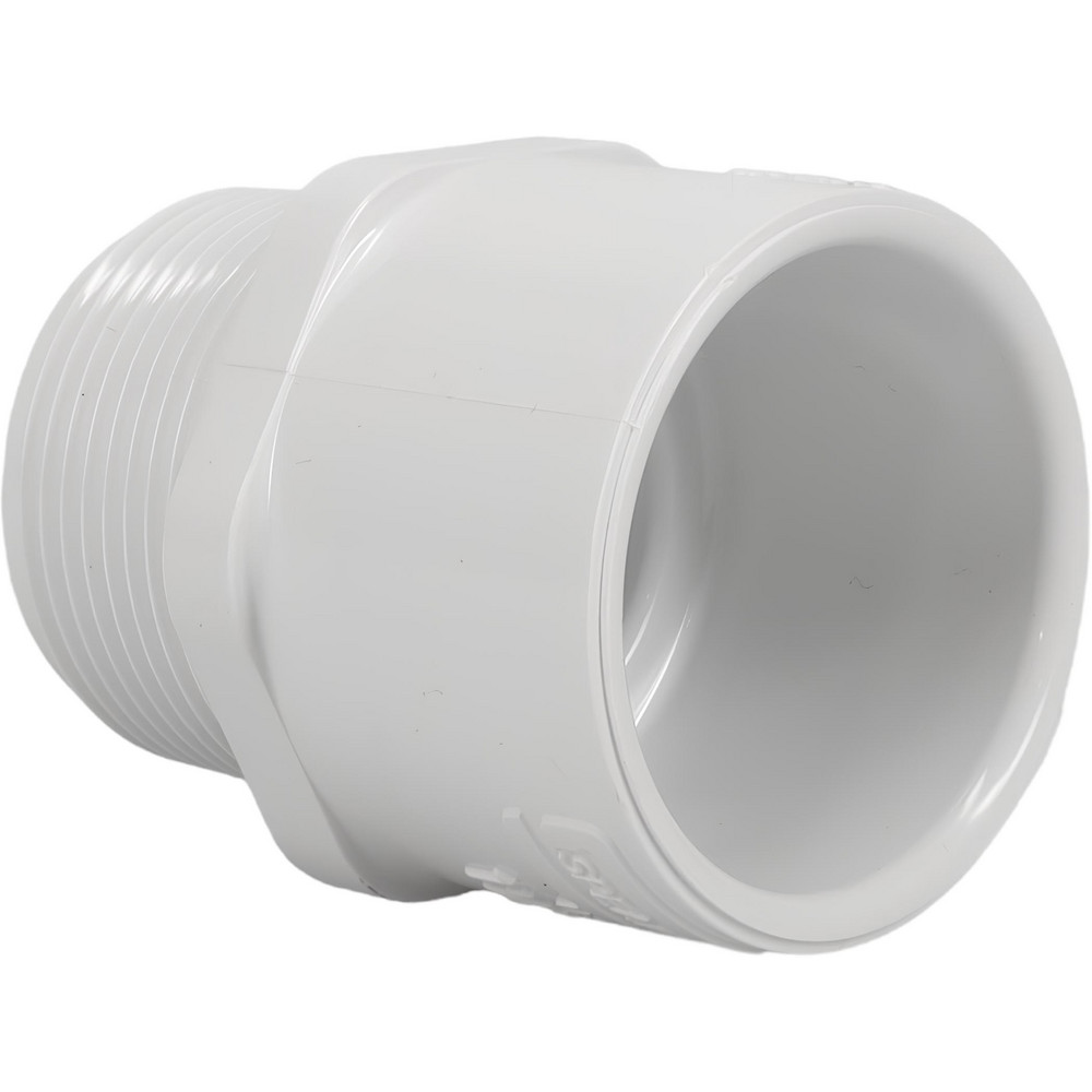 Value Collection 1-1/4" PVC Plastic Pipe Male Adapter - 436-012