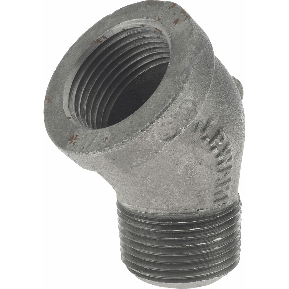 B&K Mueller Black 45 deg Street Elbow: 1", Threaded - 520-505HN