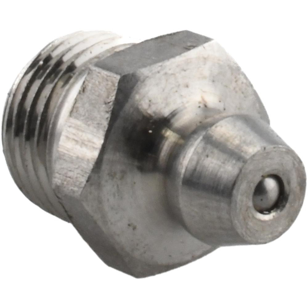 Parker Stainless Steel Flared Tube Male Adapter: 1/4" OD, 1/4-18 Thread, 37 deg Flared Angle - PT-00270