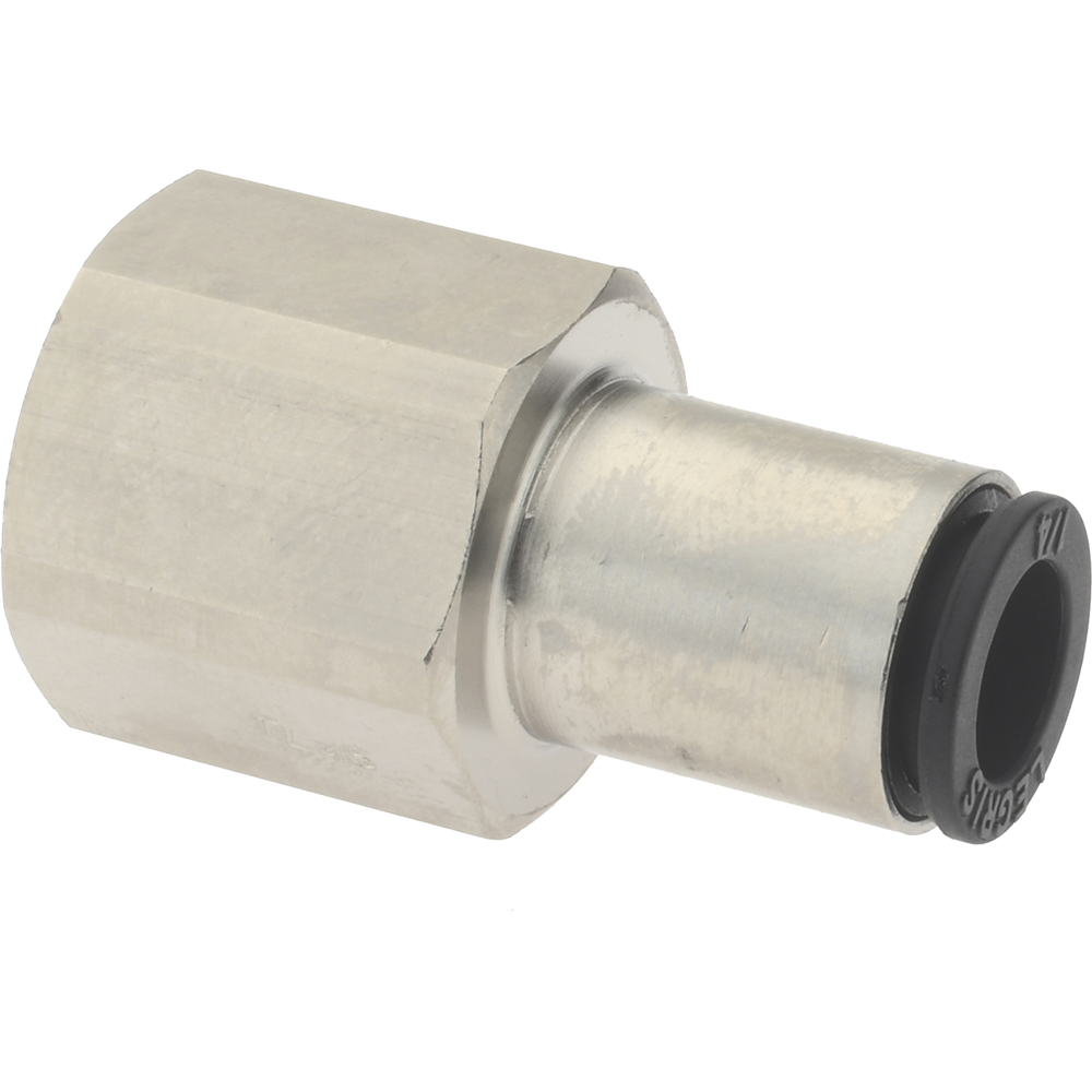 Parker Push-to-Connect Push-to-Connect Fitting: Straight, NPT, 1/4" OD - KP23860
