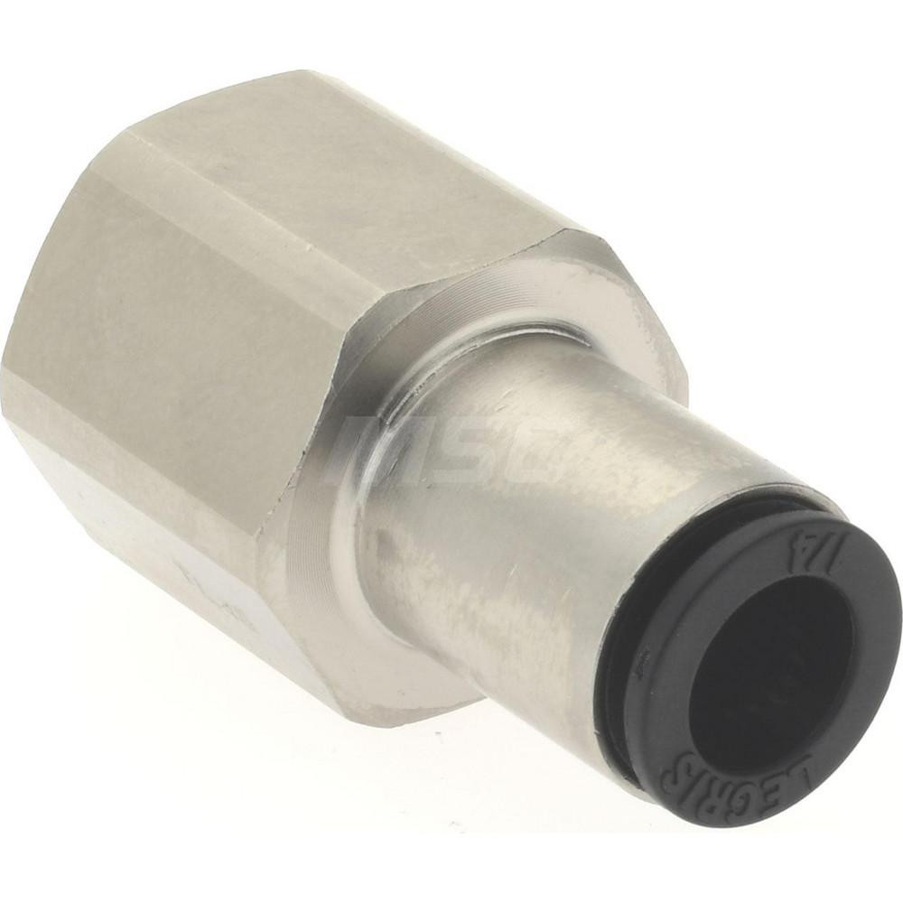 Parker Push-to-Connect Push-to-Connect Fitting: Straight, NPT, 1/4" OD - KP23860
