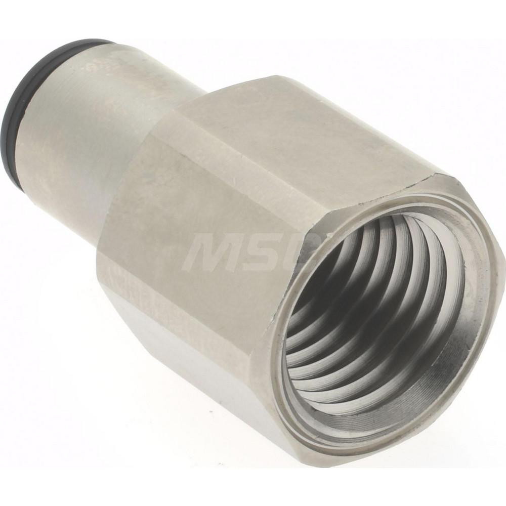 Parker Push-to-Connect Push-to-Connect Fitting: Straight, NPT, 1/4" OD - KP23860