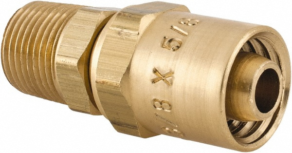 Dixon Valve & Coupling 3/8 NPTF, Reusable Hose Male Fitting - MSC1838146K
