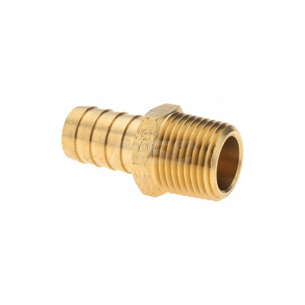 Value Collection Barbed Hose Fitting: 1/2" x 5/8" ID Hose, Male Connector - 2750005640
