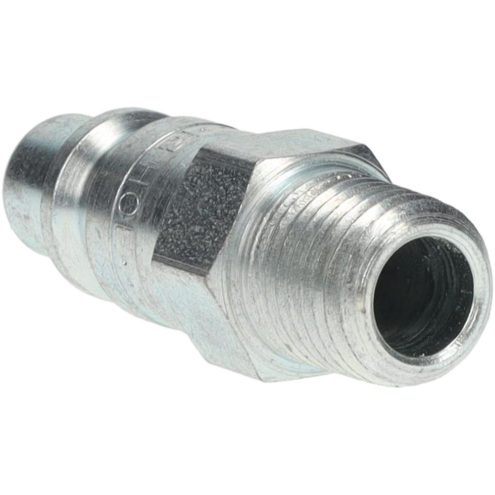 Parker Pneumatic Hose Coupling: 1/4-18, 3/8" Body Dia, Industrial Interchange - H0E