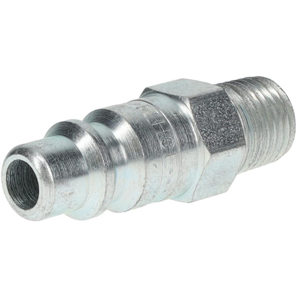 Parker Pneumatic Hose Coupling: 1/4-18, 3/8" Body Dia, Industrial Interchange - H0E