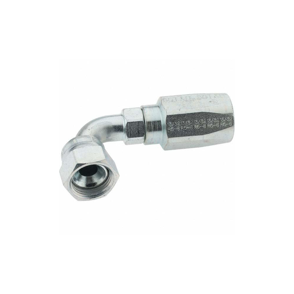 Parker 2 Piece, 3/4-16 JIC Steel Reusable Hose Female Swivel Fitting - KP60143