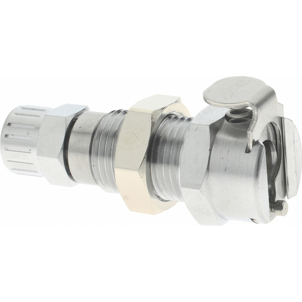 CPC Colder Products Push-to-Connect Push-to-Connect Fitting: Coupling Body, NPT, 1/4" OD - MCD1204NA