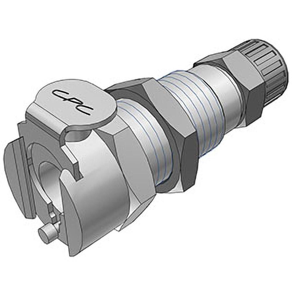 CPC Colder Products Push-to-Connect Push-to-Connect Fitting: Coupling Body, NPT, 1/4" OD - MCD1204NA