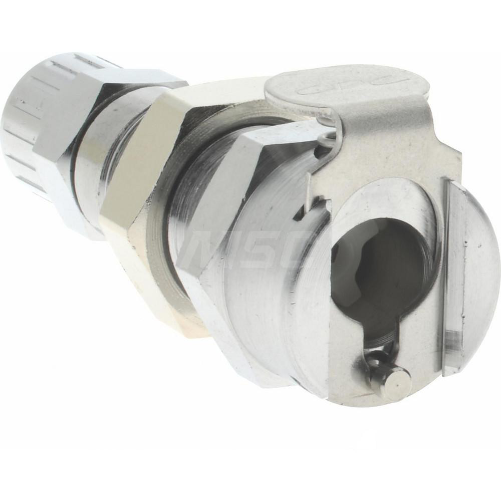 CPC Colder Products Push-to-Connect Push-to-Connect Fitting: Coupling Body, NPT, 1/4" OD - MCD1204NA